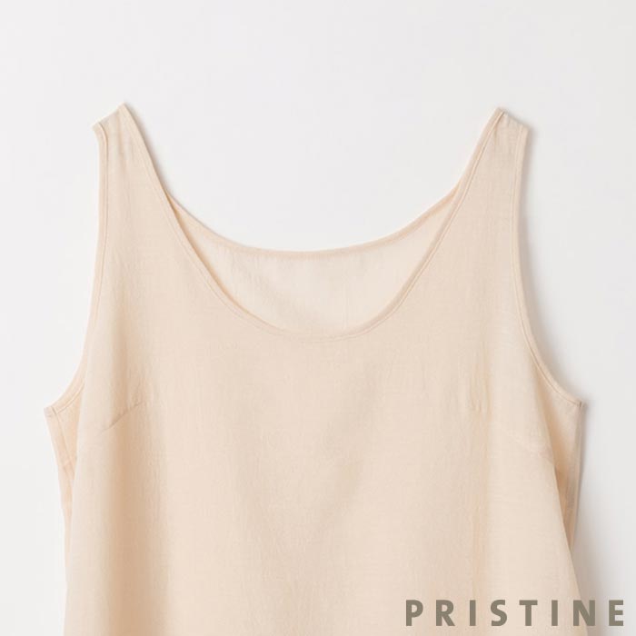 PRISTINE（プリスティン） ちりめんアンダードレス ナチュラル/Mサイズ